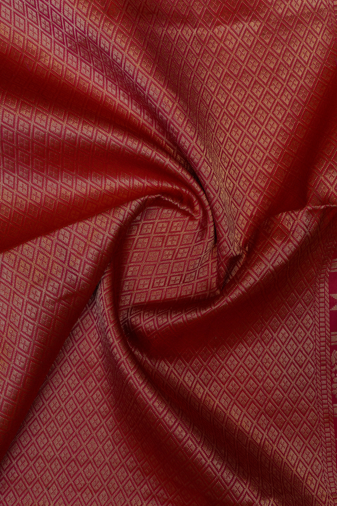 Green and peach temple pure soft silk saree