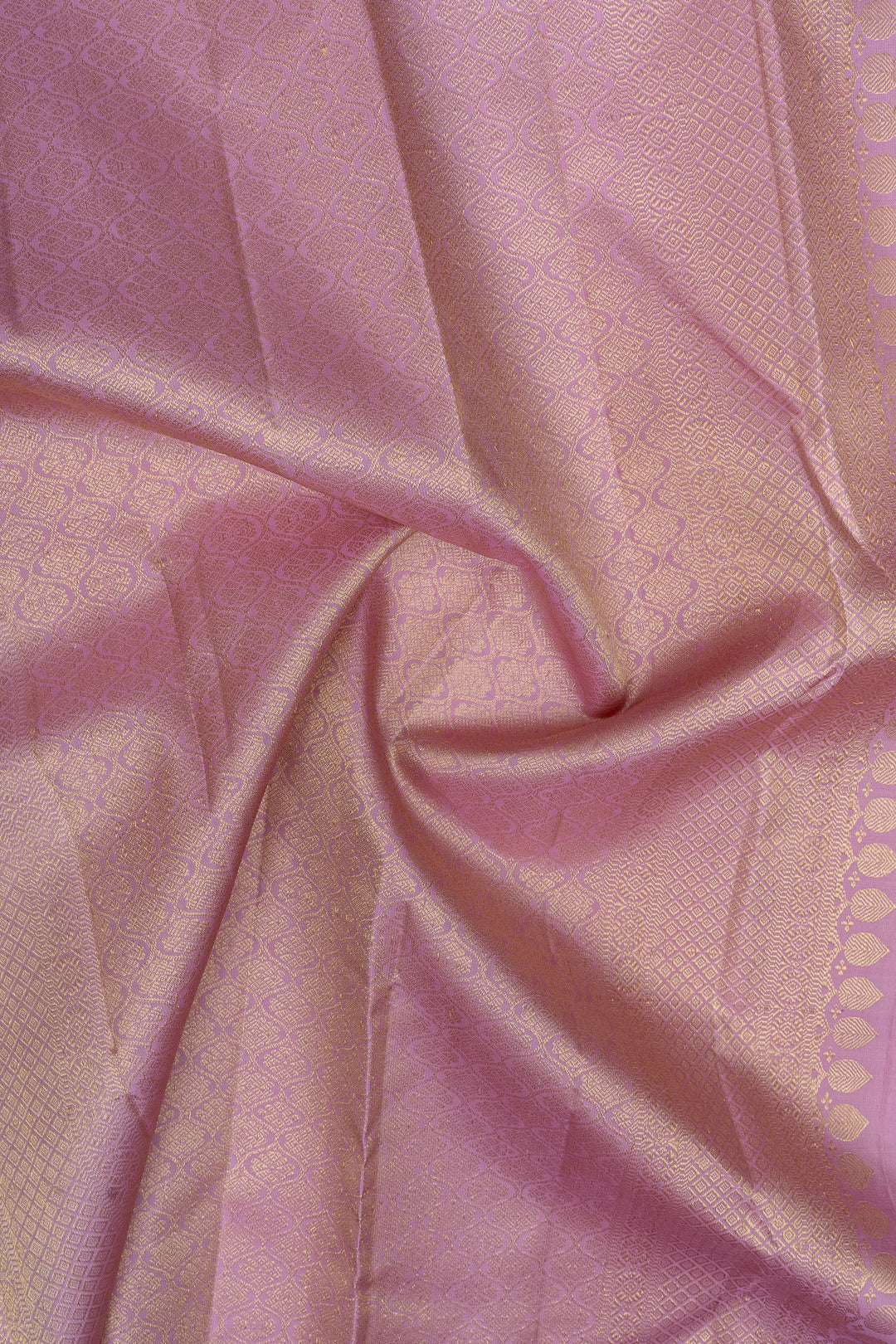 Periwinkle purple traditional pure kanchipuram silk saree