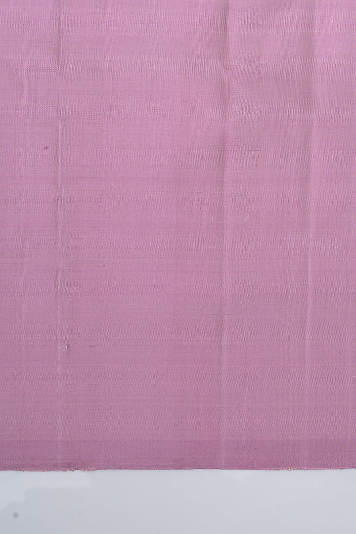 Periwinkle purple traditional pure kanchipuram silk saree