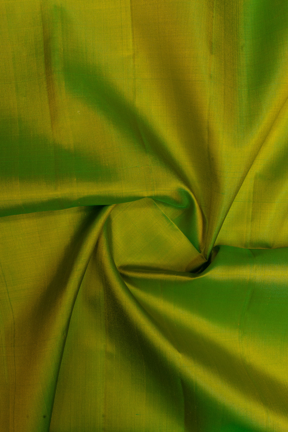 Lime green pure soft silk saree
