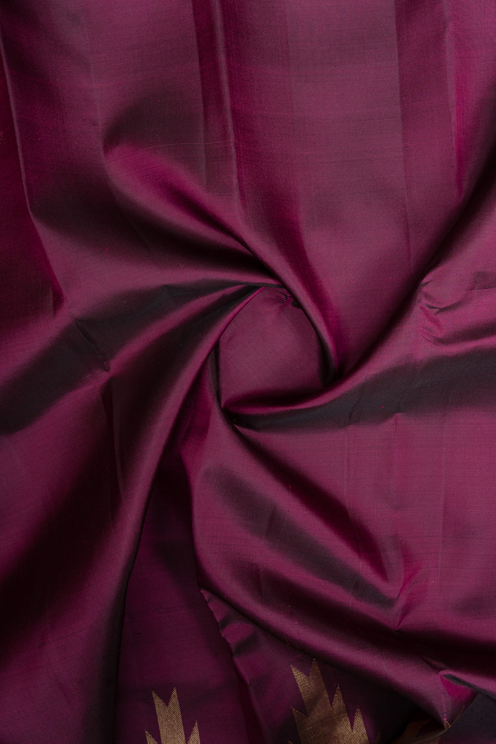 Purple temple border pure kanchipuram silk saree