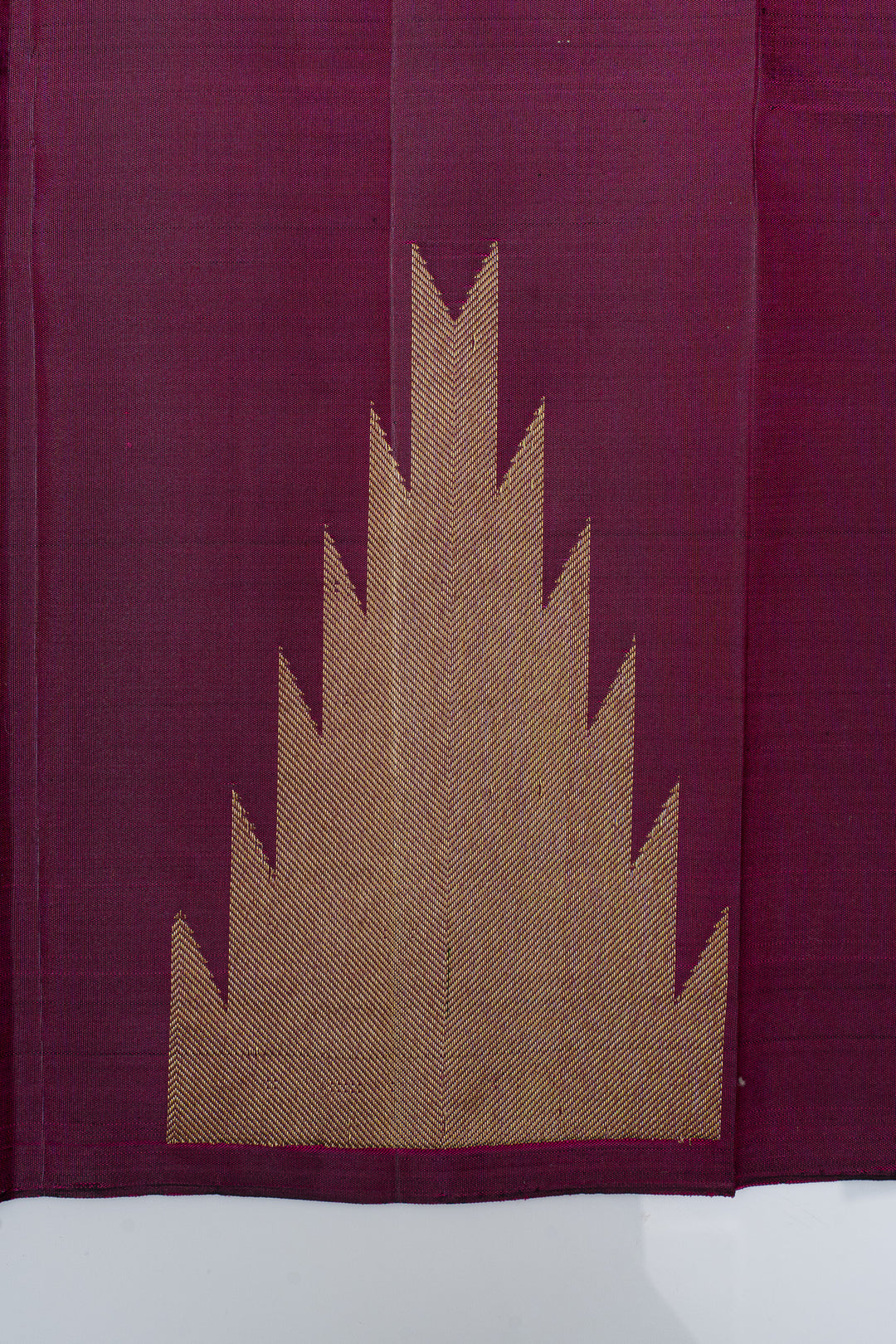 Purple temple border pure kanchipuram silk saree