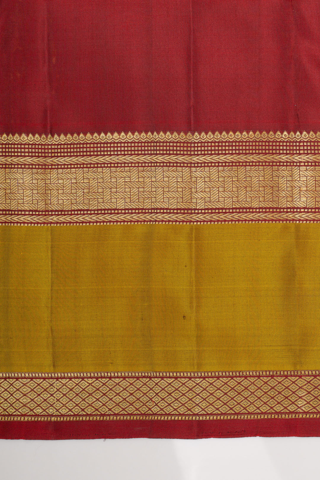 Grey shot colour pure kanchipuram silk saree