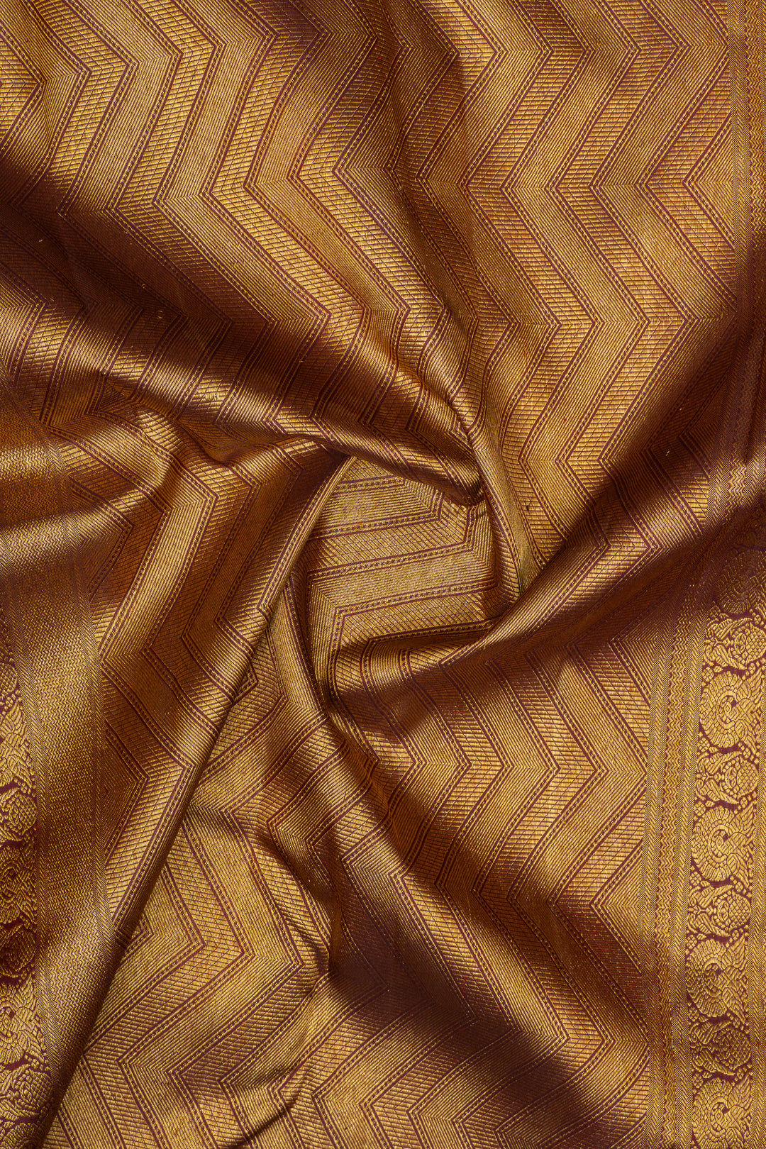 Red traditional pure kanchipuram silk saree