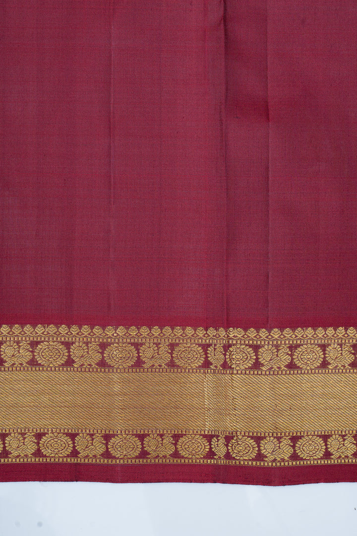 Jamun purple traditional pure kanchipuram silk saree