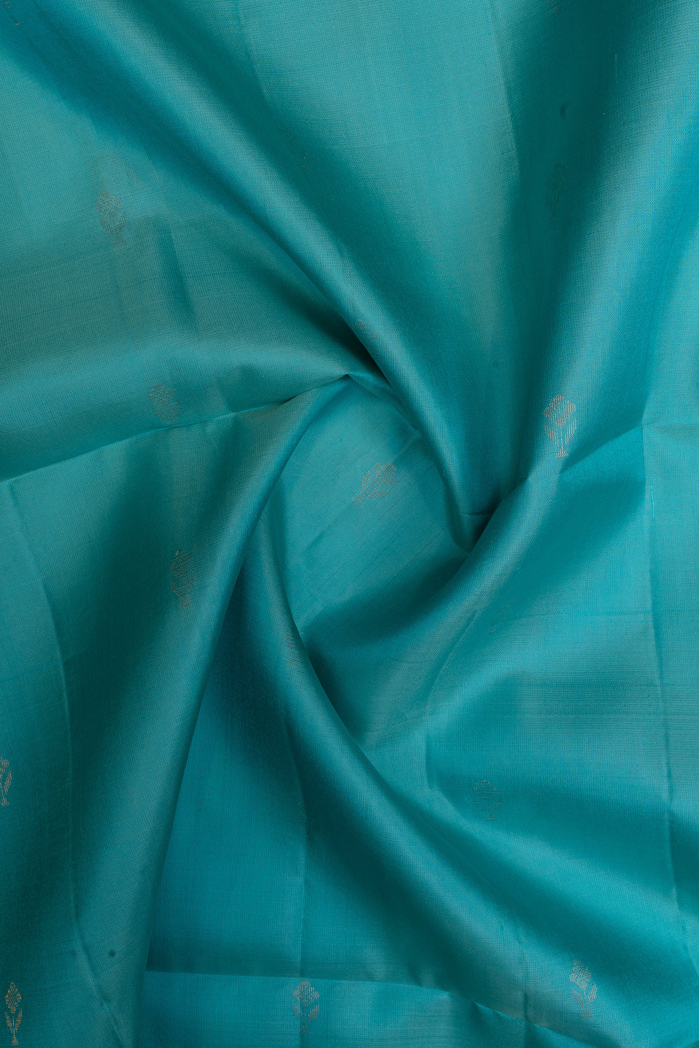 Pastel blue rettai pettu pure soft silk saree