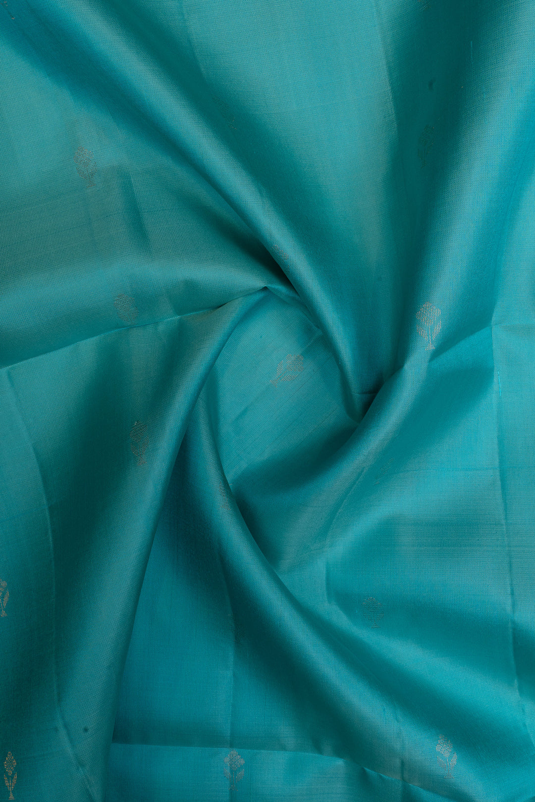 Pastel blue rettai pettu pure soft silk saree