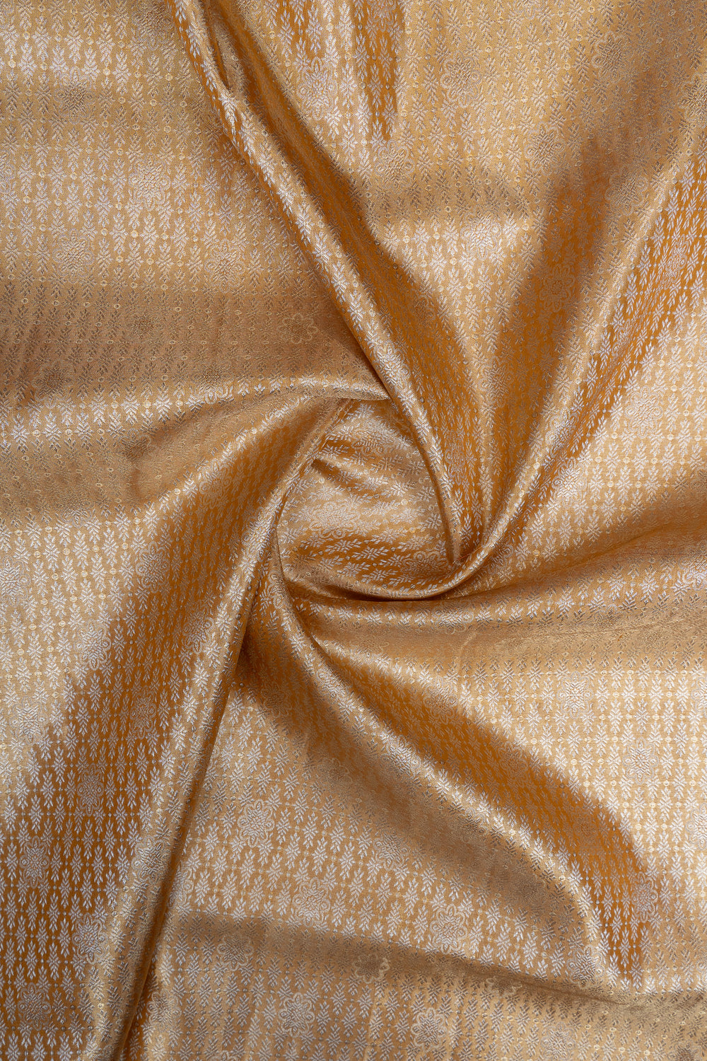 Gold and red brocade pure kanchipuram silk saree