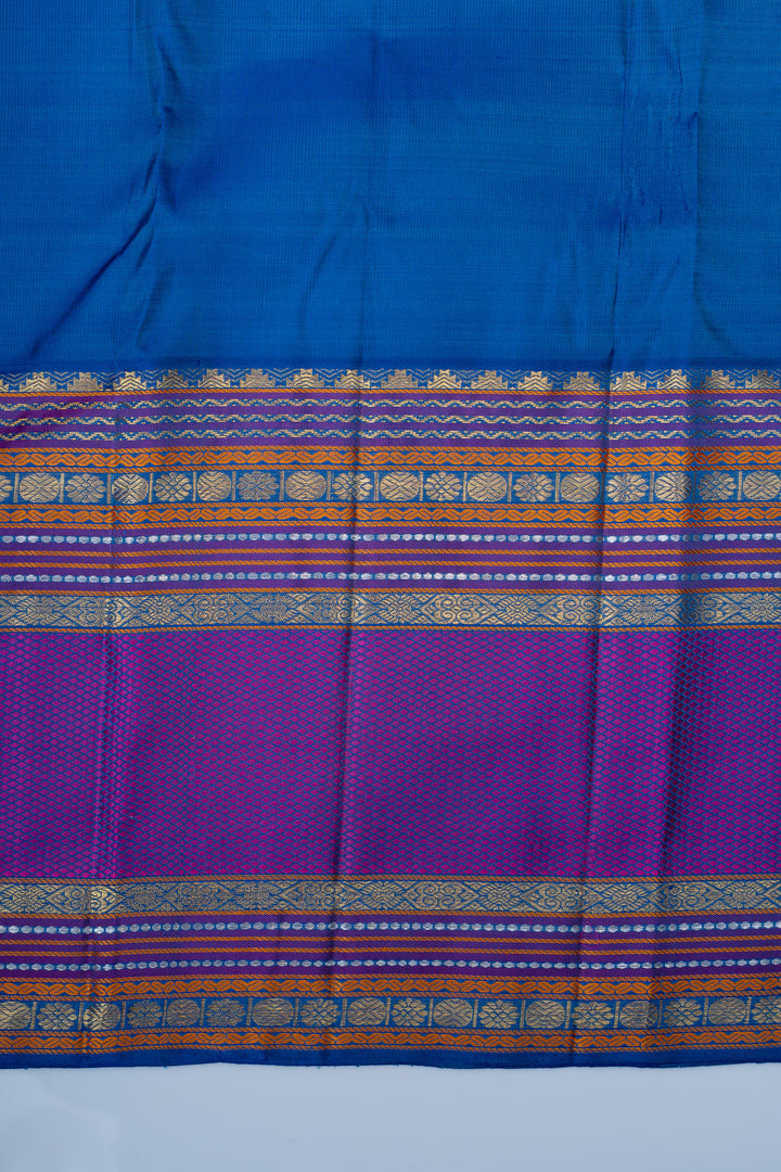 Elaichi green and purple  vairaoosi pure kanchipuram silk saree