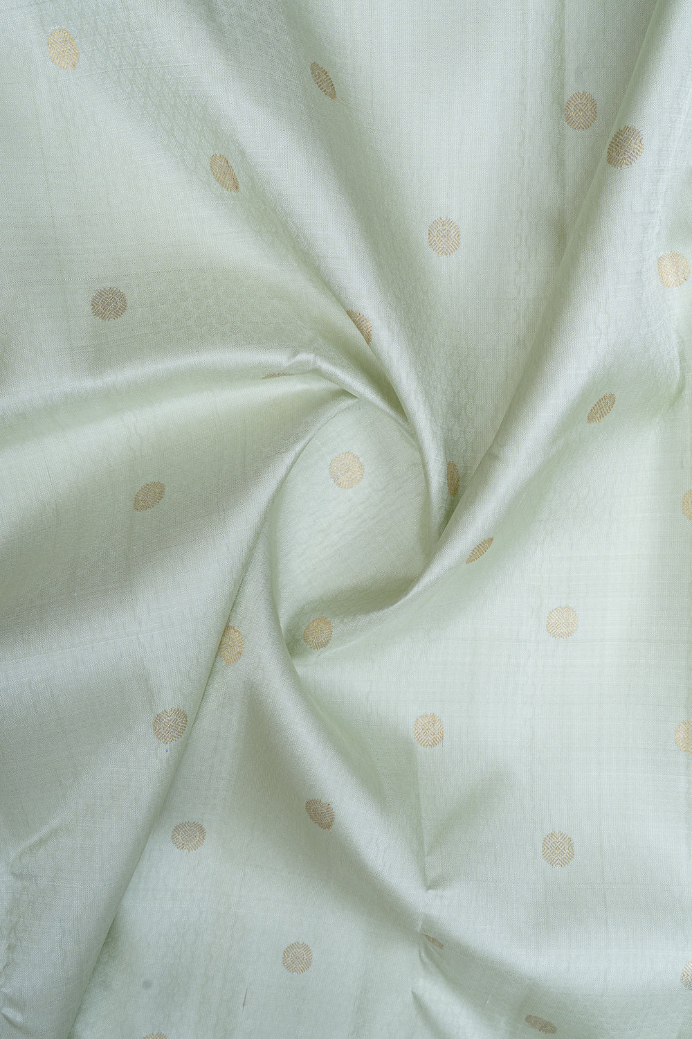 Pastel blue thread brocade pure kanchipuram silk saree