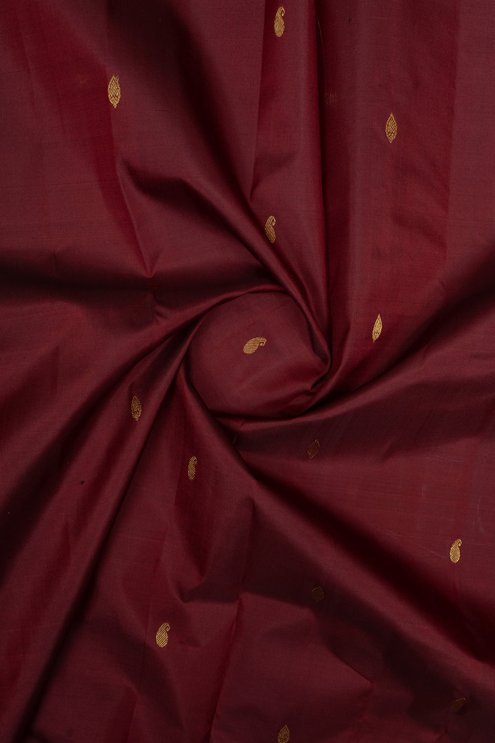 Maroon traditional pure Kanchipuram silk saree