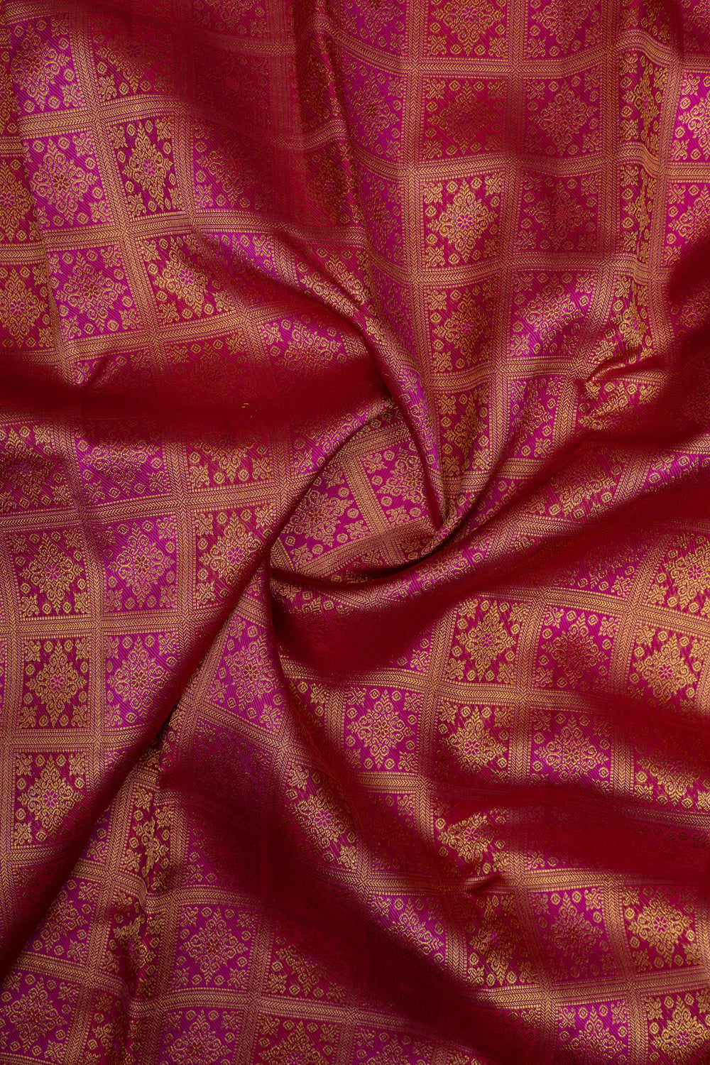Pink minakari brocade pure Kanchipuram silk saree