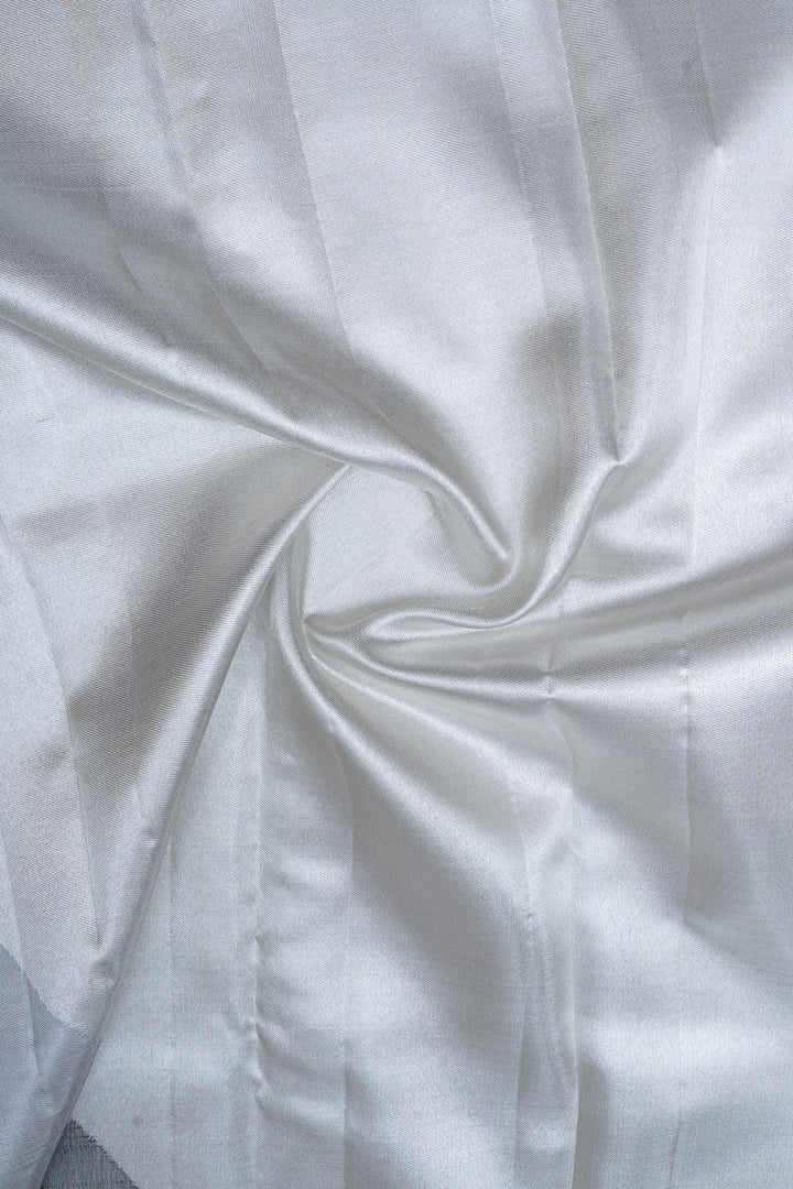 Grey and silver concept 8 kol kanchipuram silk saree