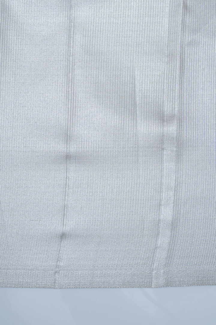 Grey and silver concept 8 kol kanchipuram silk saree