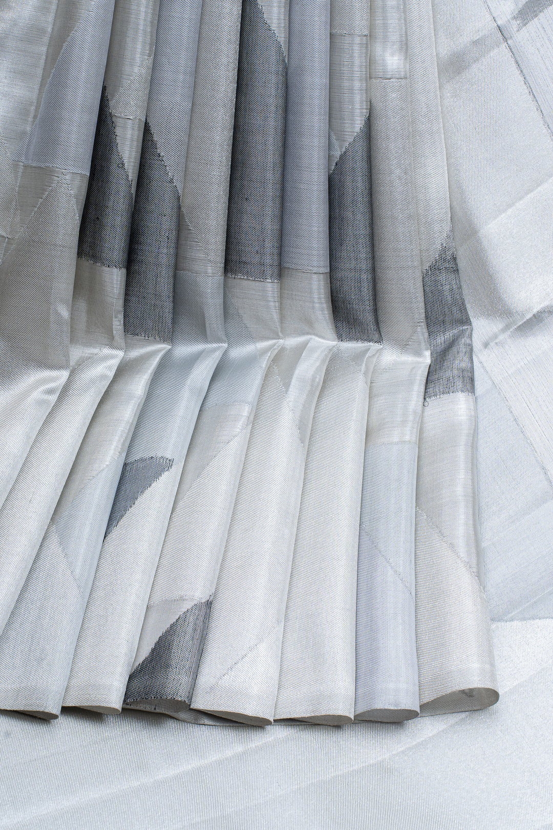 Grey and silver concept 8 kol kanchipuram silk saree