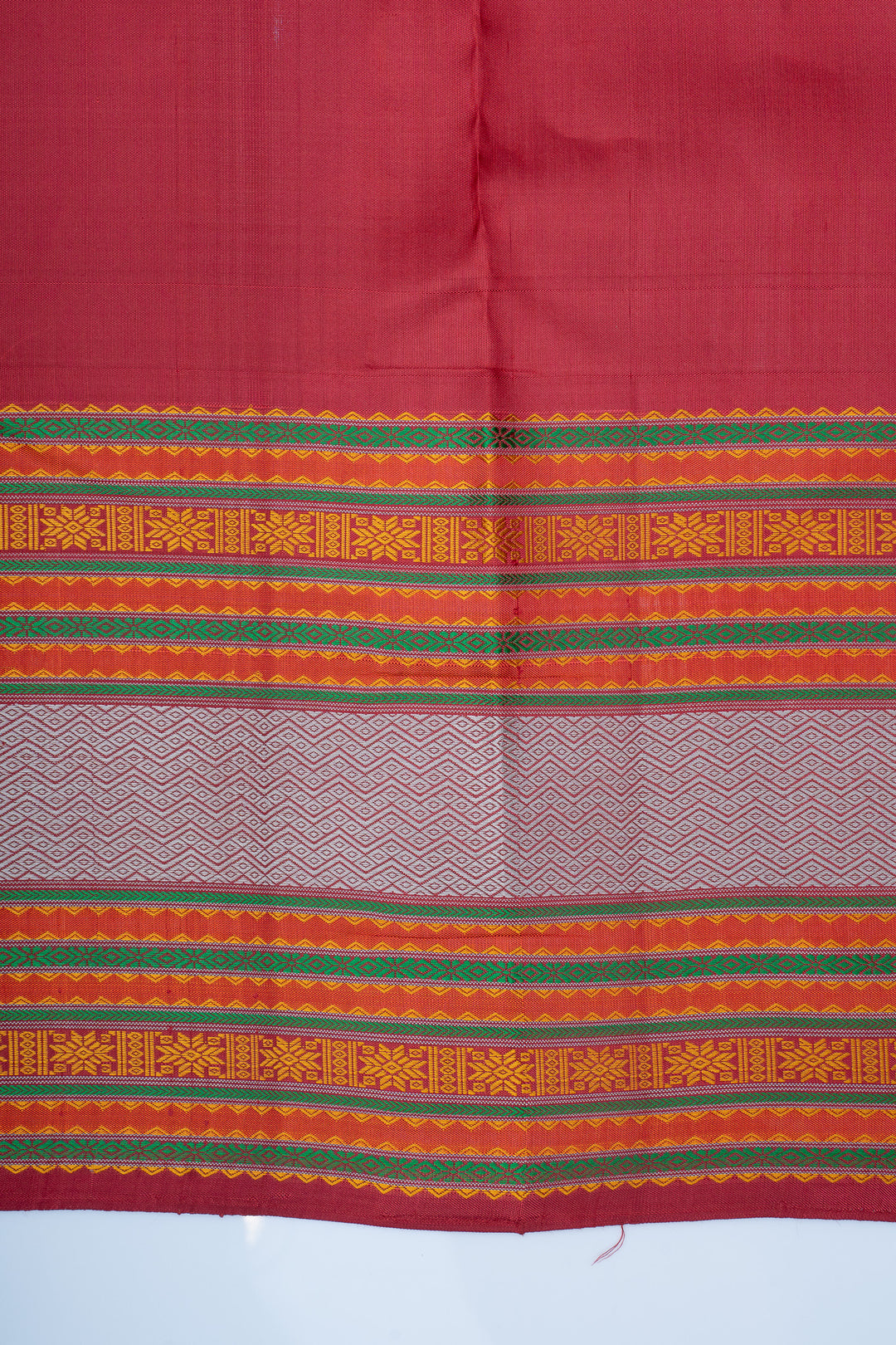 Green threadwork pure kanchipuram silk saree