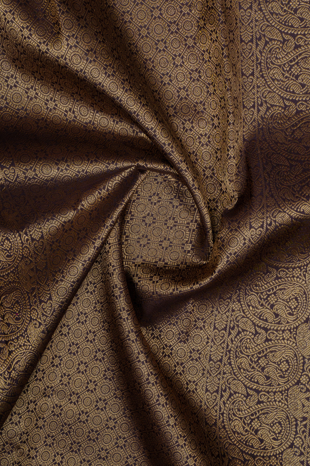 Purple and jamun rettai pettu pure kanchipuram silk saree