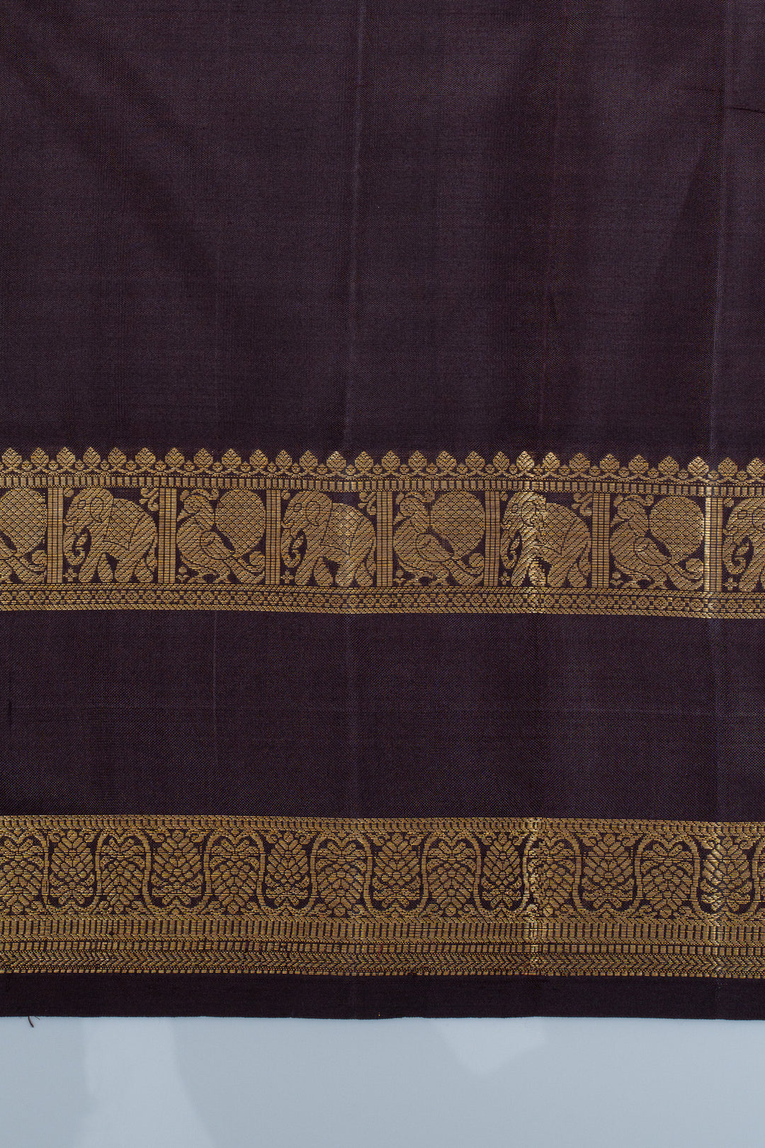 Purple and jamun rettai pettu pure kanchipuram silk saree