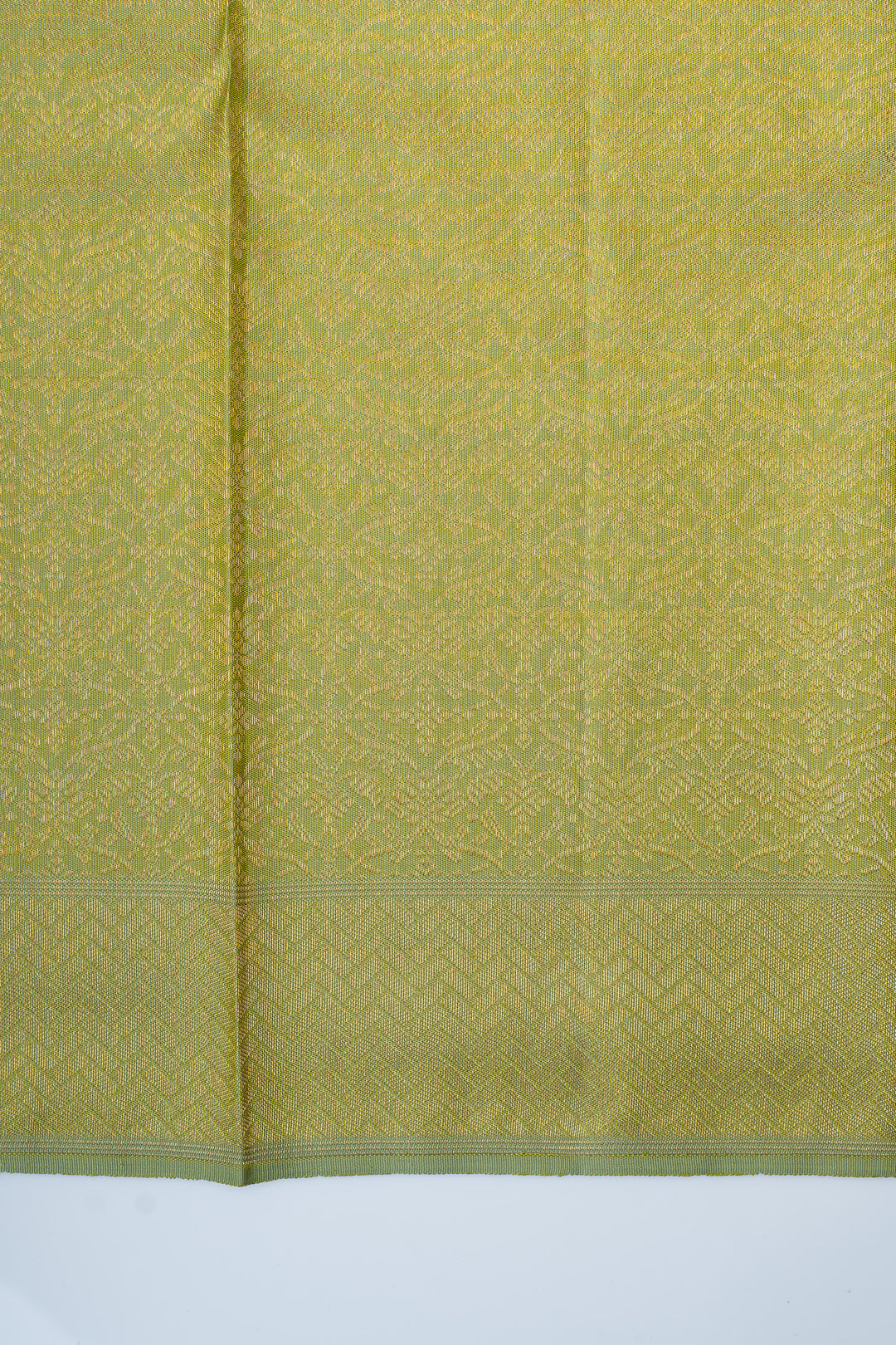 Pastel green brocade pure kanchipuram silk saree