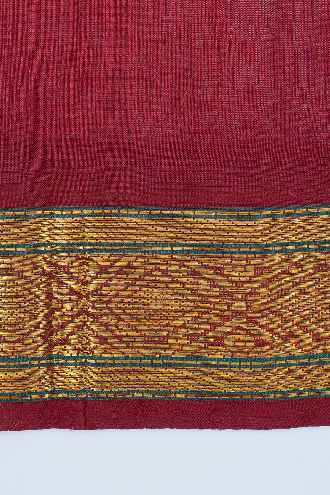 Yellow and maroon traditional  pure silk cotton saree