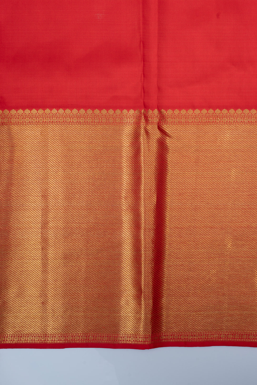 Varalakshmi red brocade temple pure kanchipuram silk saree