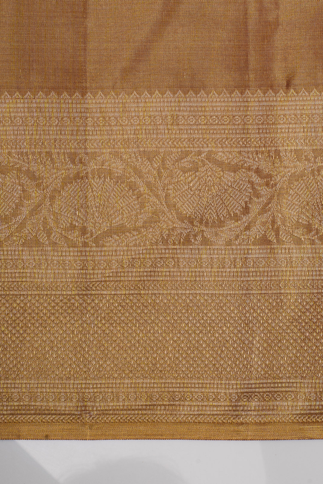 Maroon tissue brocade pure kanchipuram silk saree