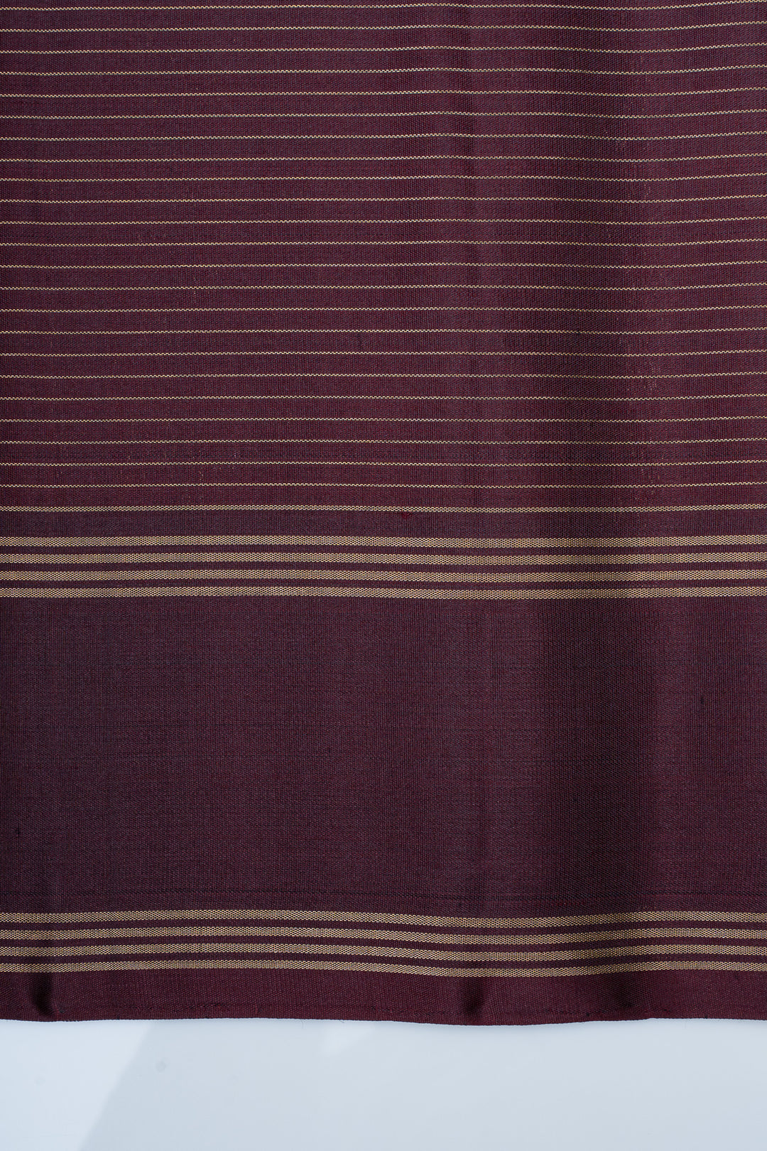Grey and purple Zari checks pure soft silk saree