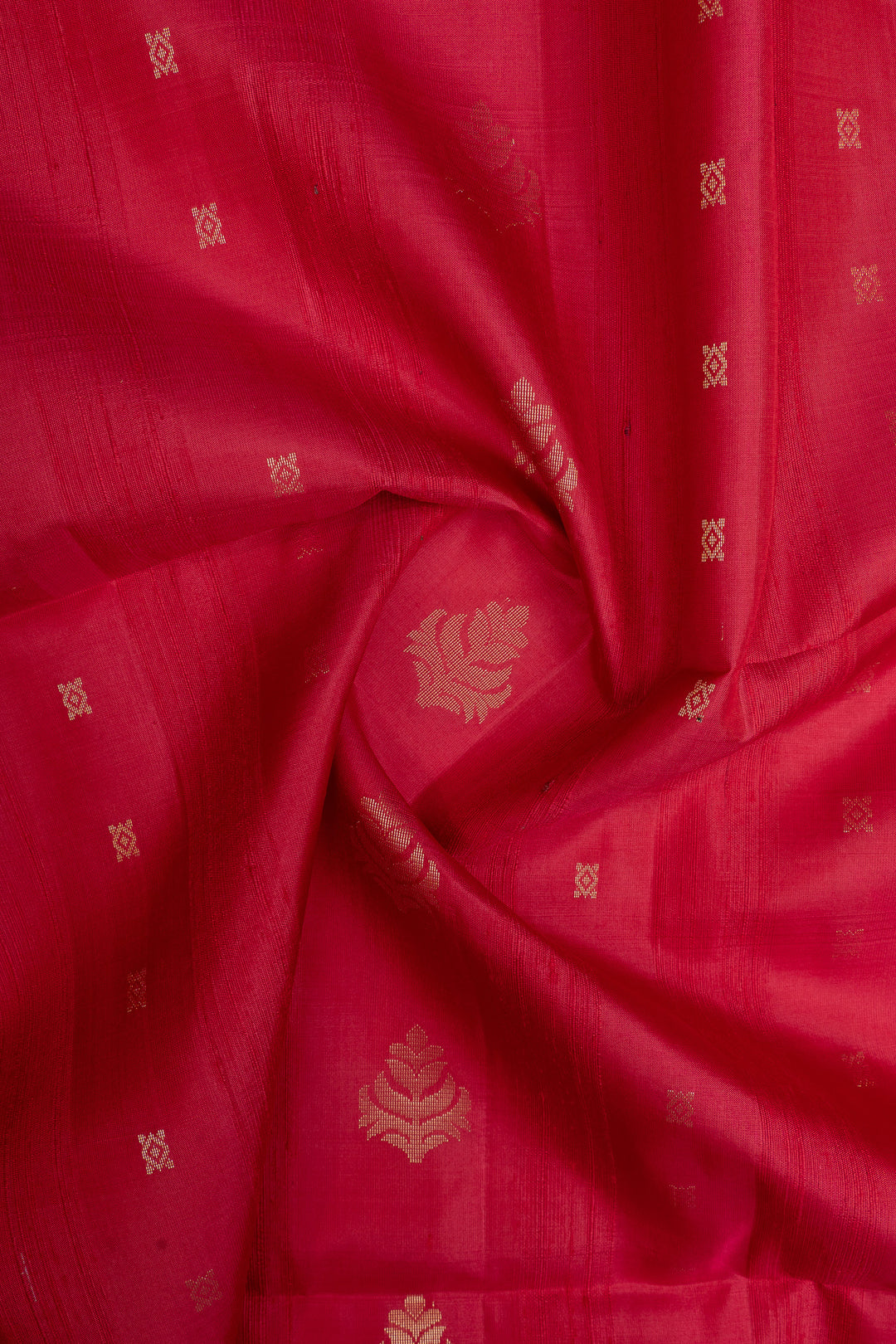 Pink borderless pure soft silk saree