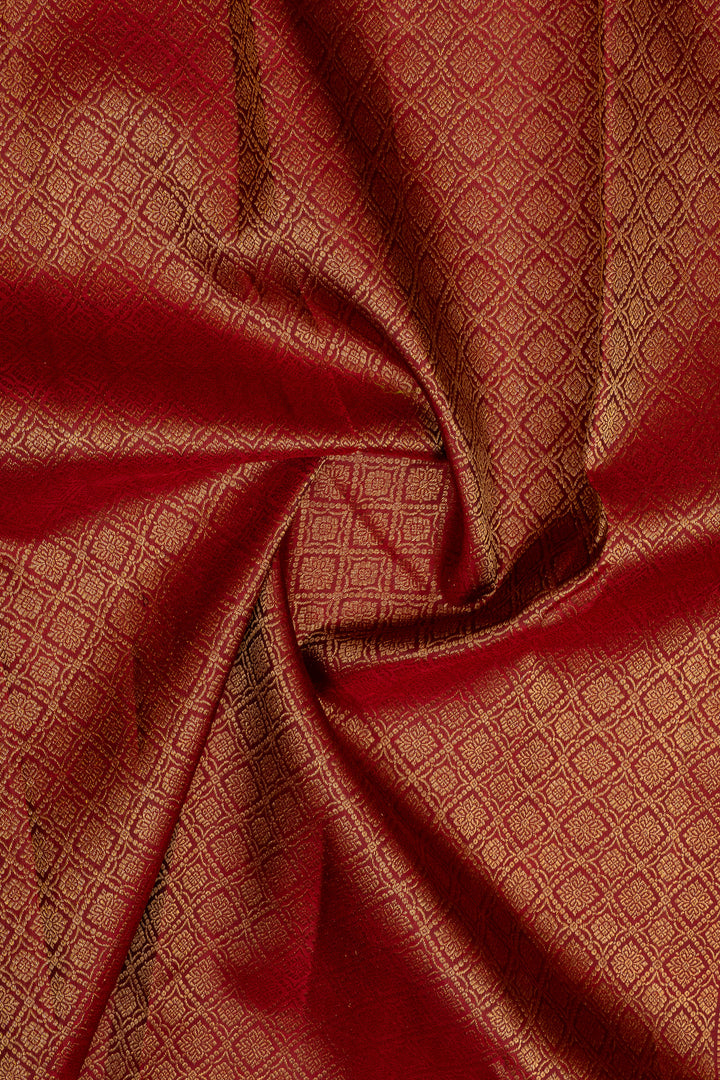 Leaf green rettai pettu pure kanchipuram silk saree