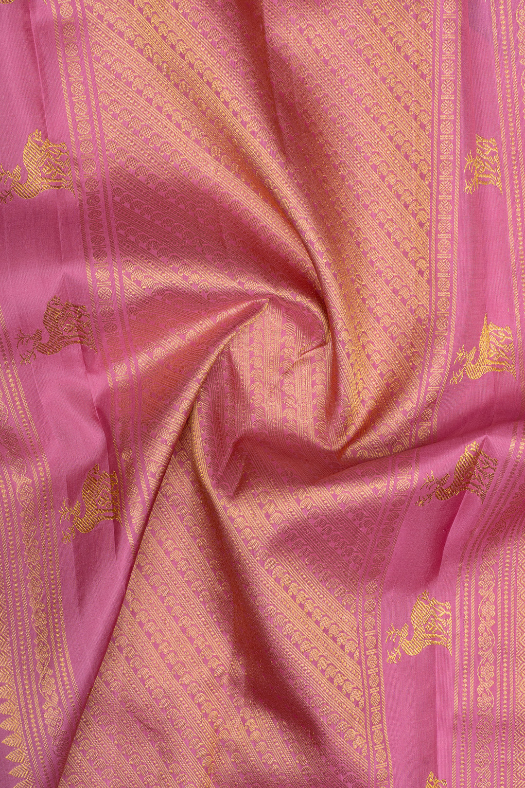 Black mauve Paithani motifs  pure kanchipuram silk saree