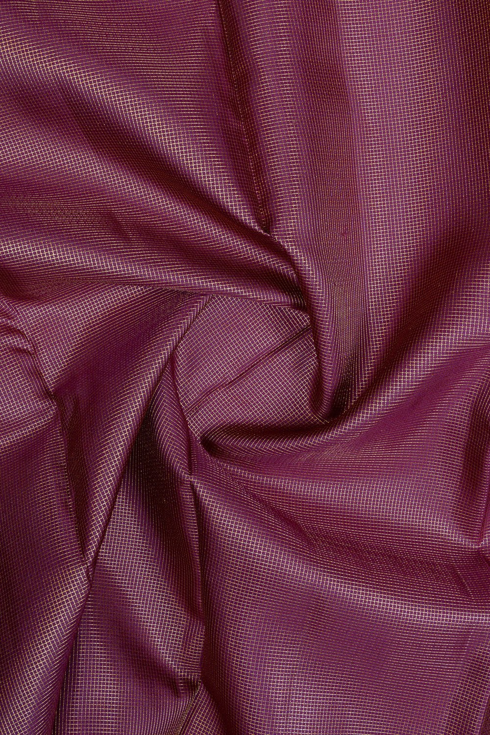 Plum purple Zari brocade pure kanchipuram silk saree