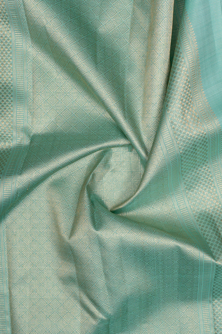 Bottle green Vairaoosi  pure kanchipuram silk saree