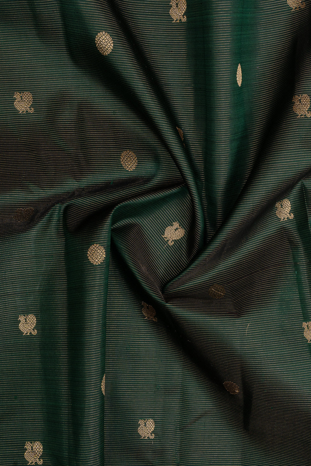 Bottle green Vairaoosi  pure kanchipuram silk saree