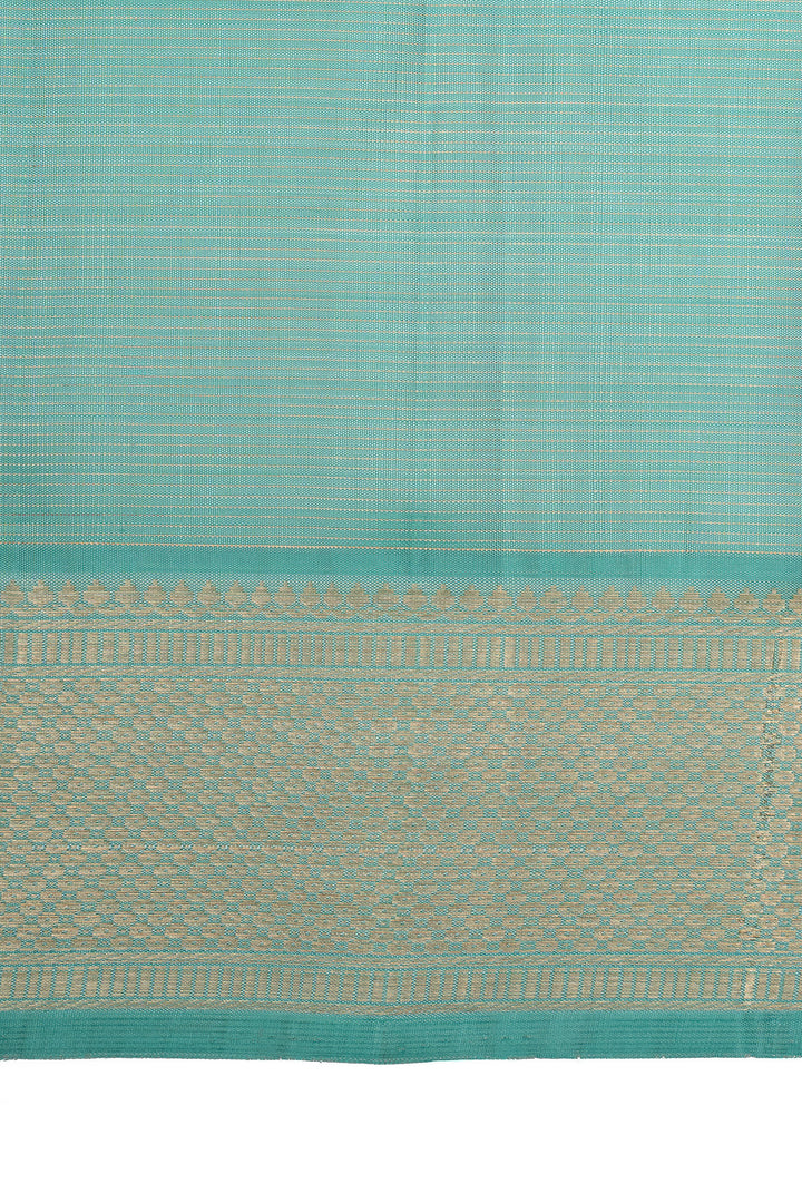 Bottle green Vairaoosi  pure kanchipuram silk saree
