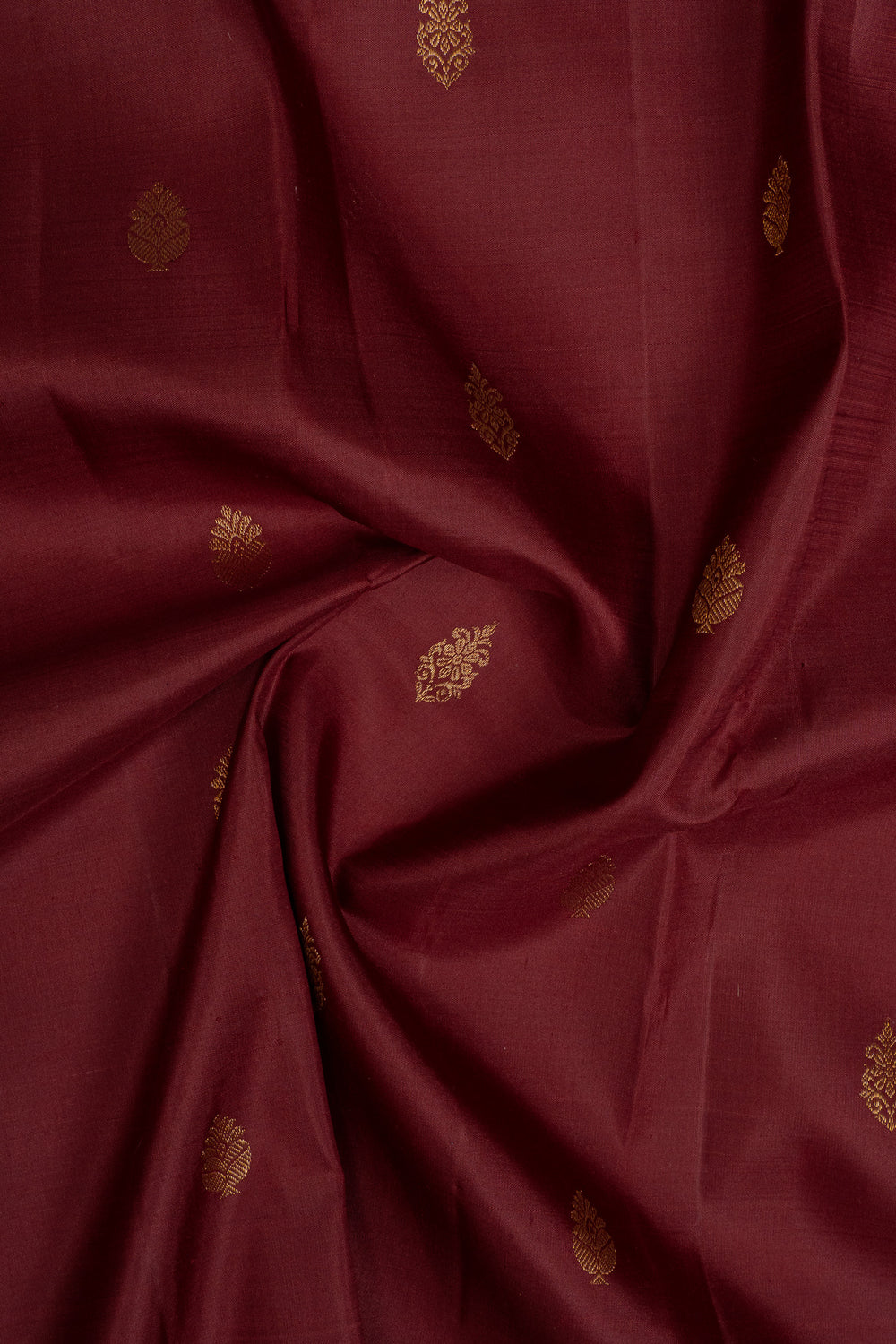 Maroon traditional pure kanchipuram silk saree