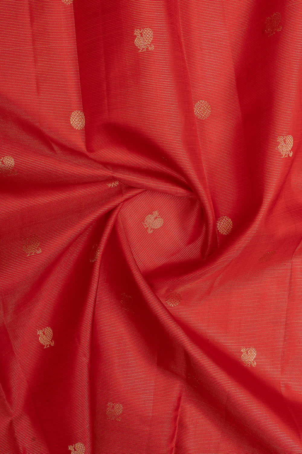 Red vairaoosi pure kanchipuram silk saree