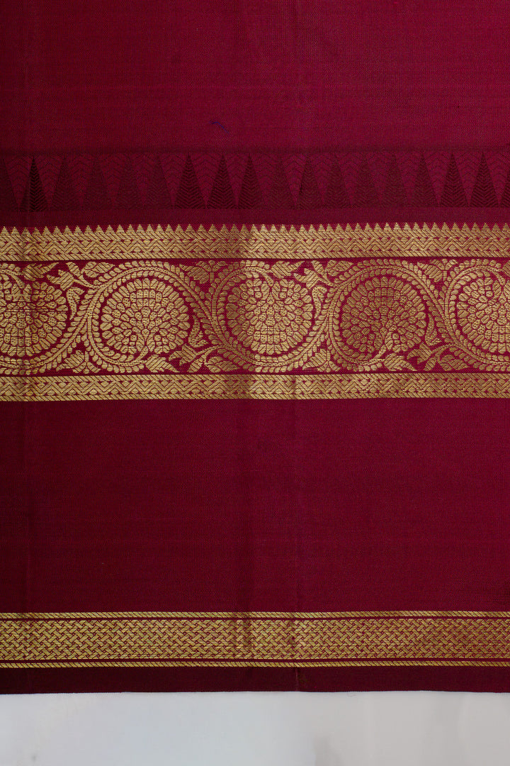 Pink traditional pure kanchipuram silk saree