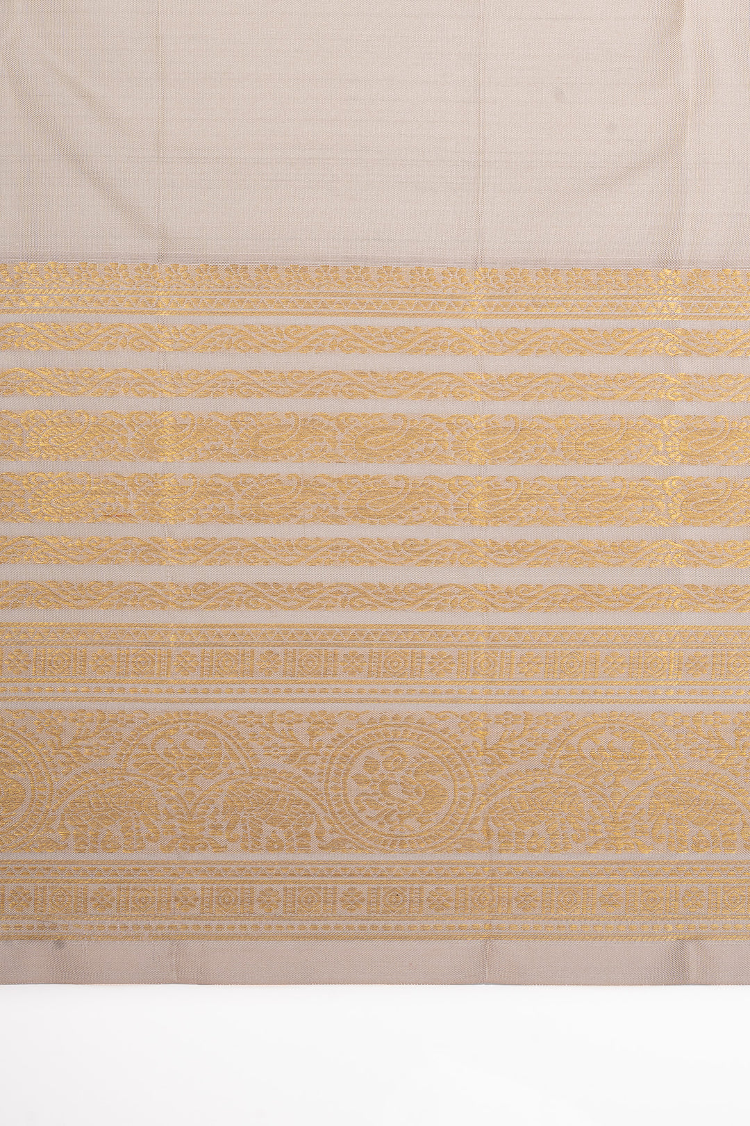 Chartreuse Green and ivory checks  pure kanchipuram silk saree