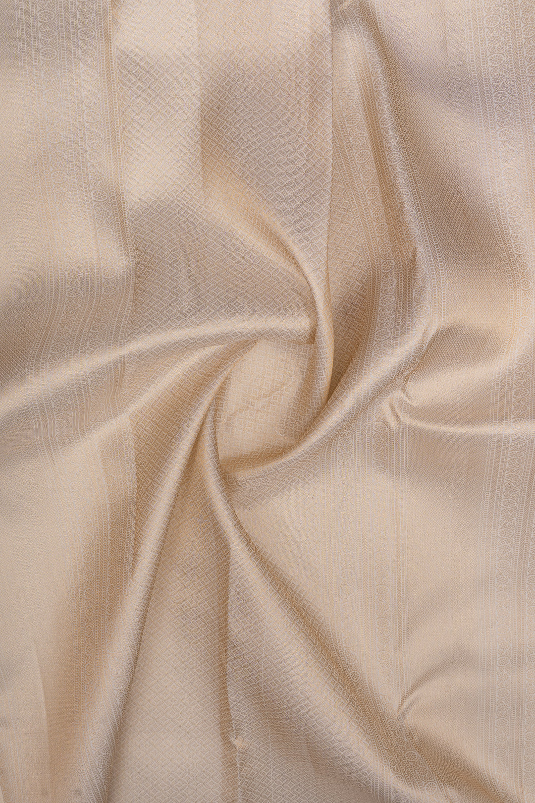 Purple and ivory zari checks pure kanchipuram silk saree