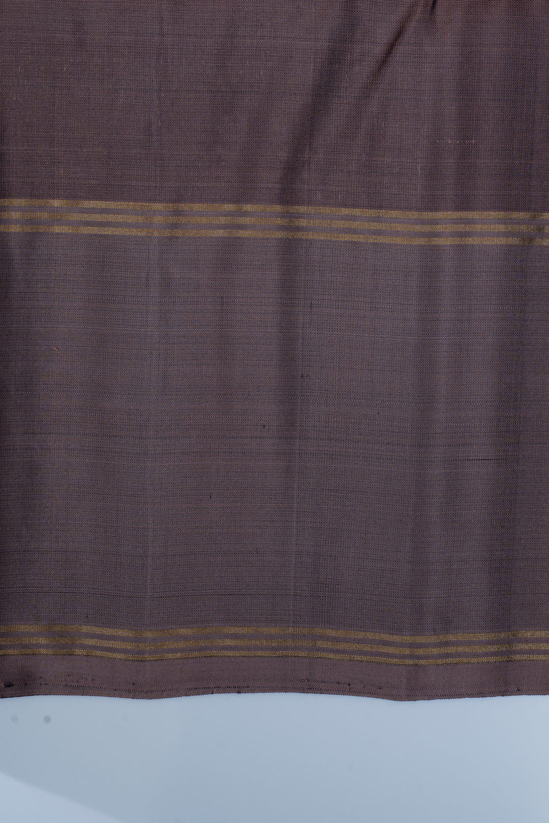 Aubergine purple and grey pure soft silk