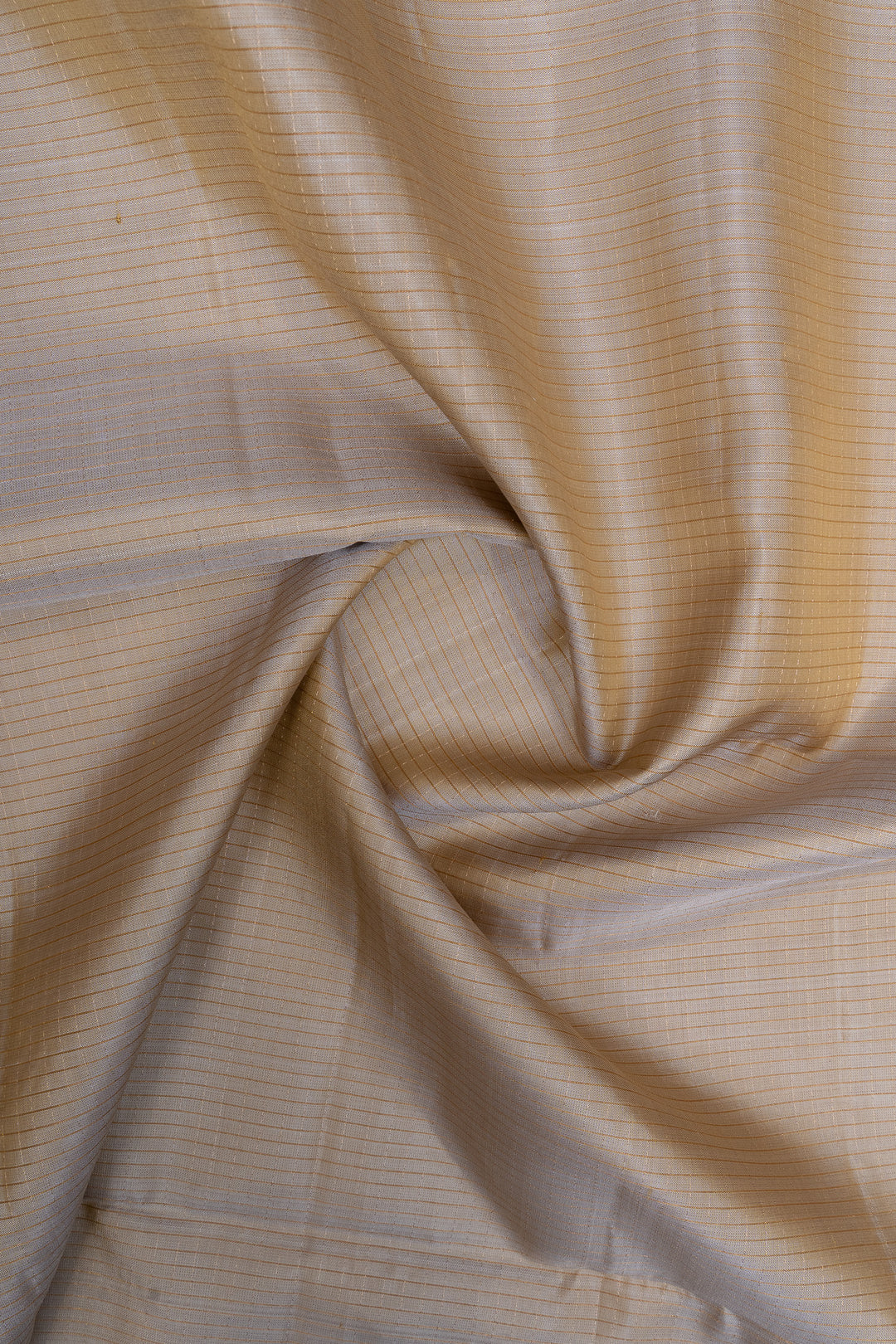 Champagne gold stripes soft silk
