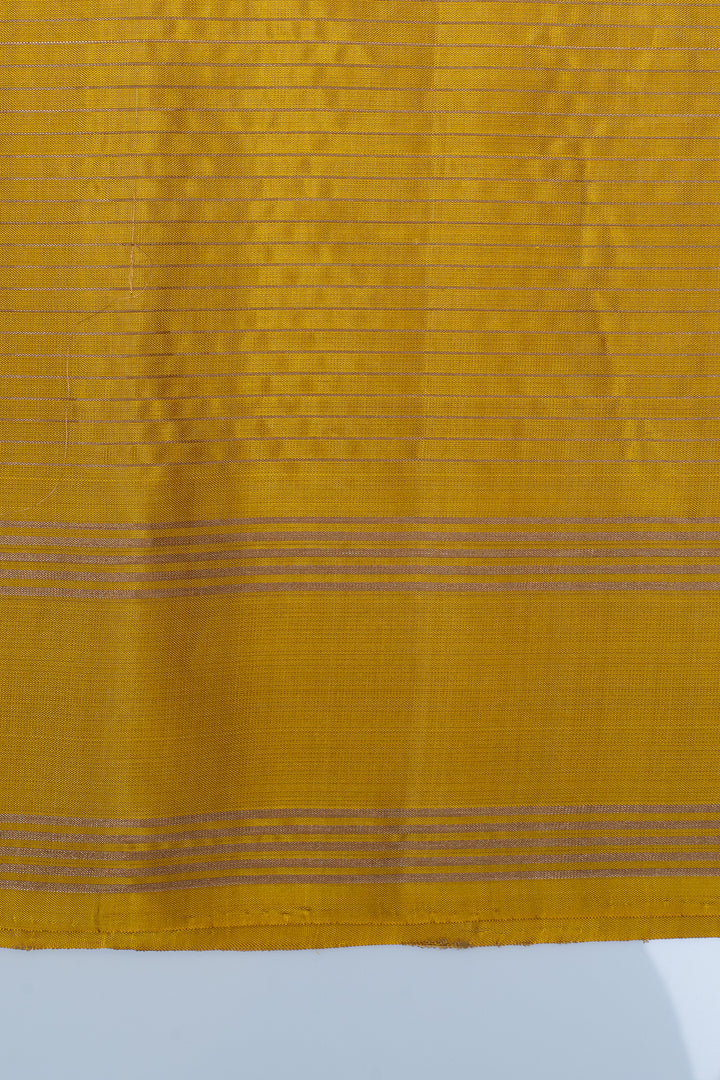 Champagne gold stripes soft silk