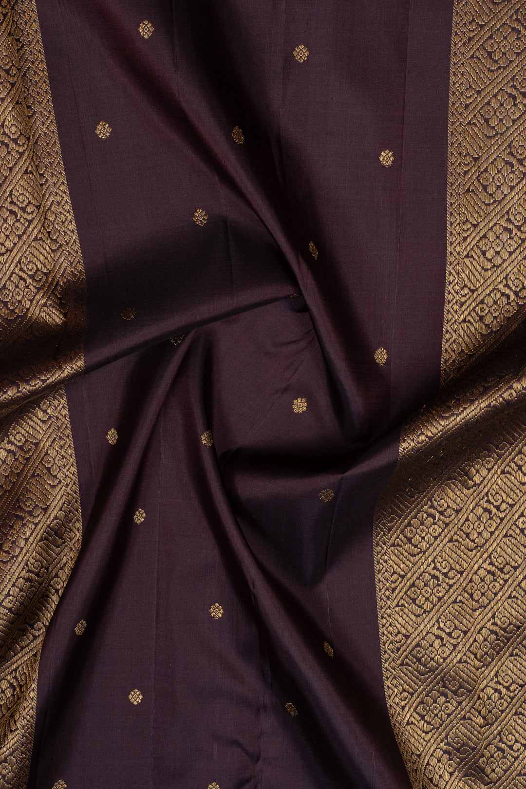 Pink and brown Beetu butta traditional  pure kanchipuram silk saree