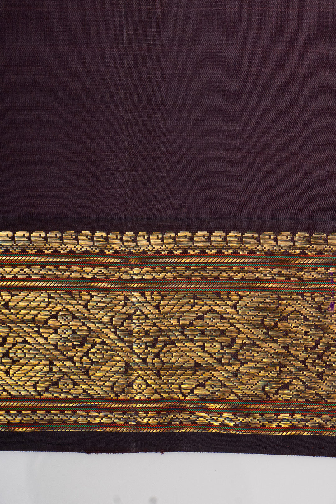 Pink and brown Beetu butta traditional  pure kanchipuram silk saree