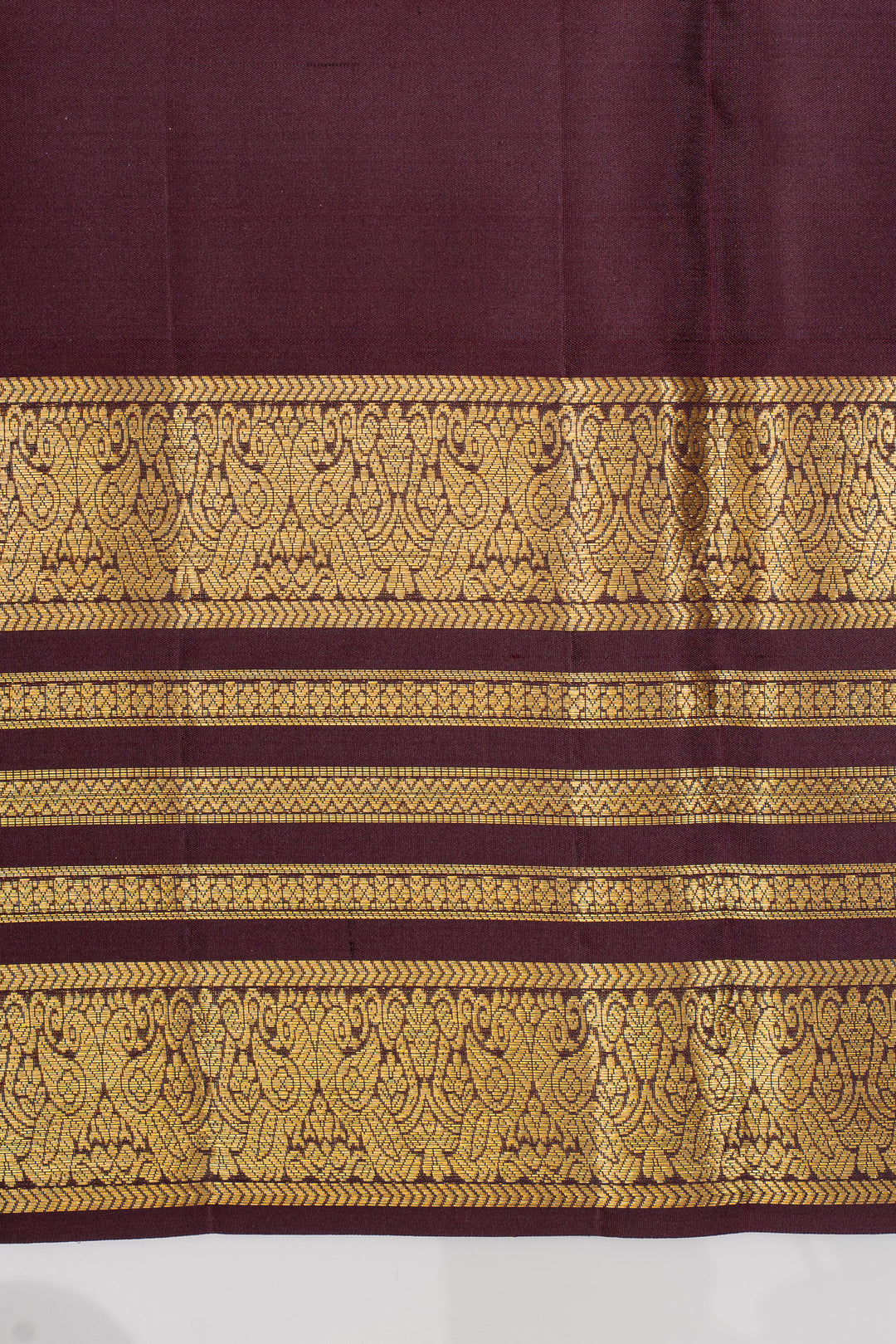 Grey Zari checks varisaipettu pure kanchipuram silk saree