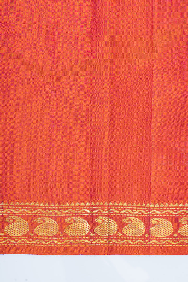 Purple traditional pure kanchipuram silk saree