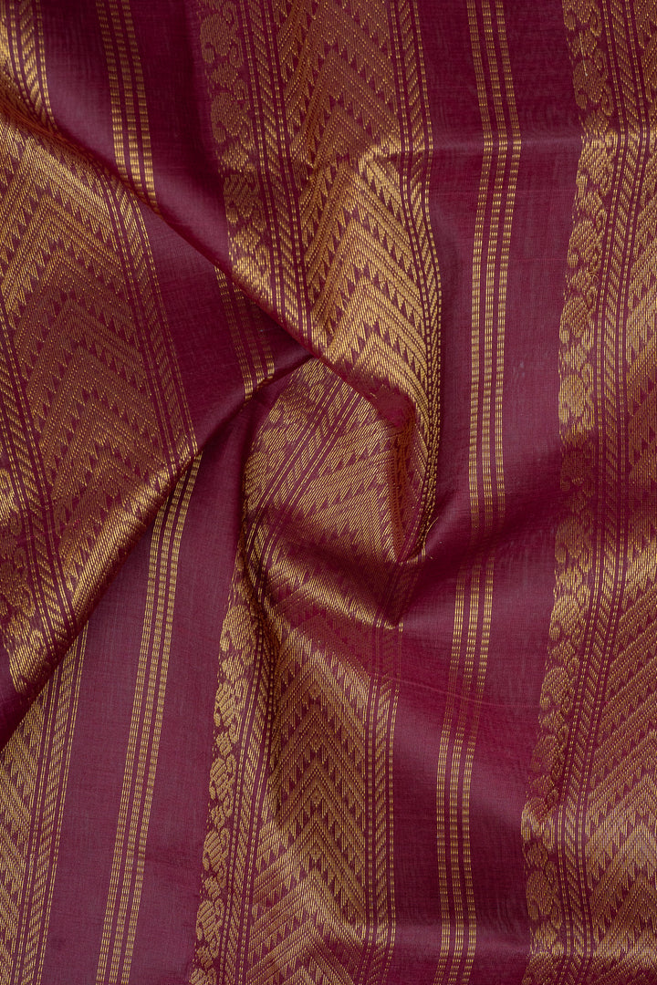 Off white and red checks pure silk cotton saree