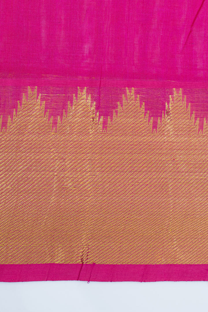 Purple vairaoosi pure silk cotton saree