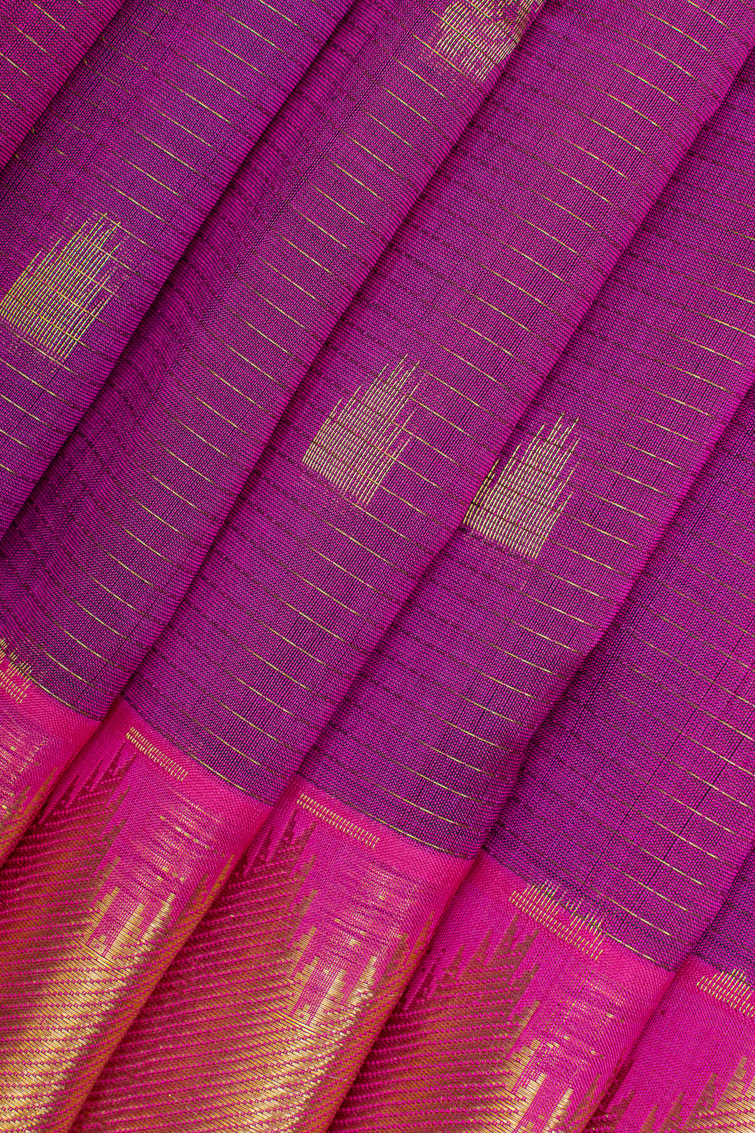 Purple vairaoosi pure silk cotton saree