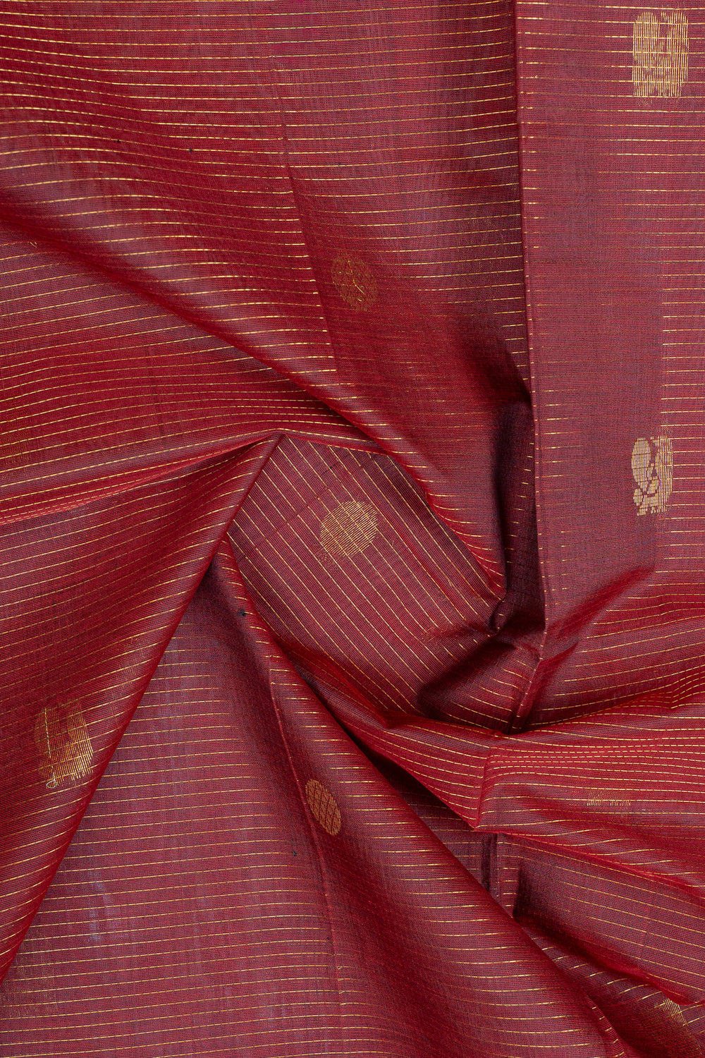 Maroon Vairaoosi  pure silk cotton saree